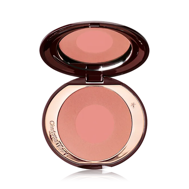 CHEEK TO CHIC (Two-tone peach powder blusher)