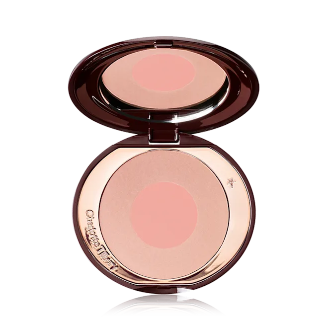 CHEEK TO CHIC (Two-tone peach powder blusher)