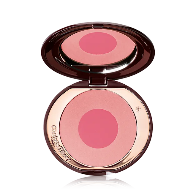 CHEEK TO CHIC (Two-tone peach powder blusher)