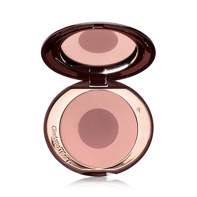 CHEEK TO CHIC (Two-tone peach powder blusher)