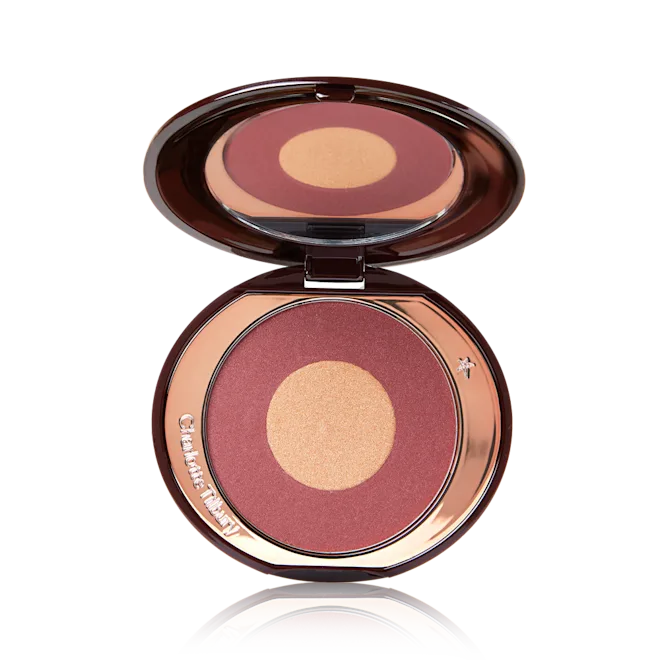 CHEEK TO CHIC (Two-tone peach powder blusher)