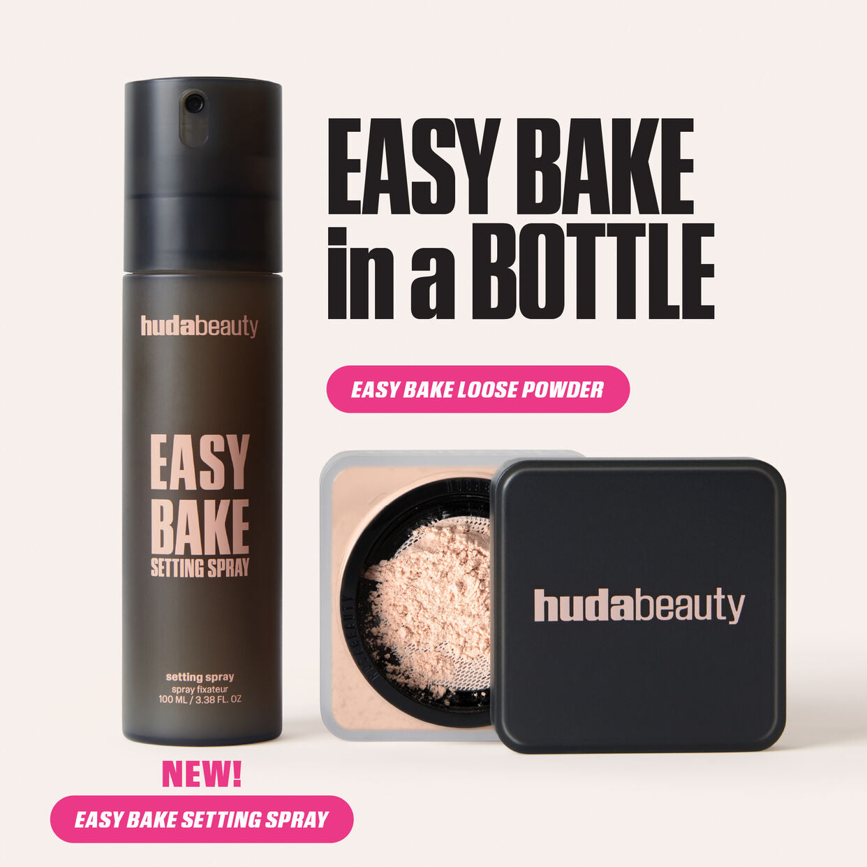 Huda Beauty Easy Bake Setting Spray with 16-Hour Wear