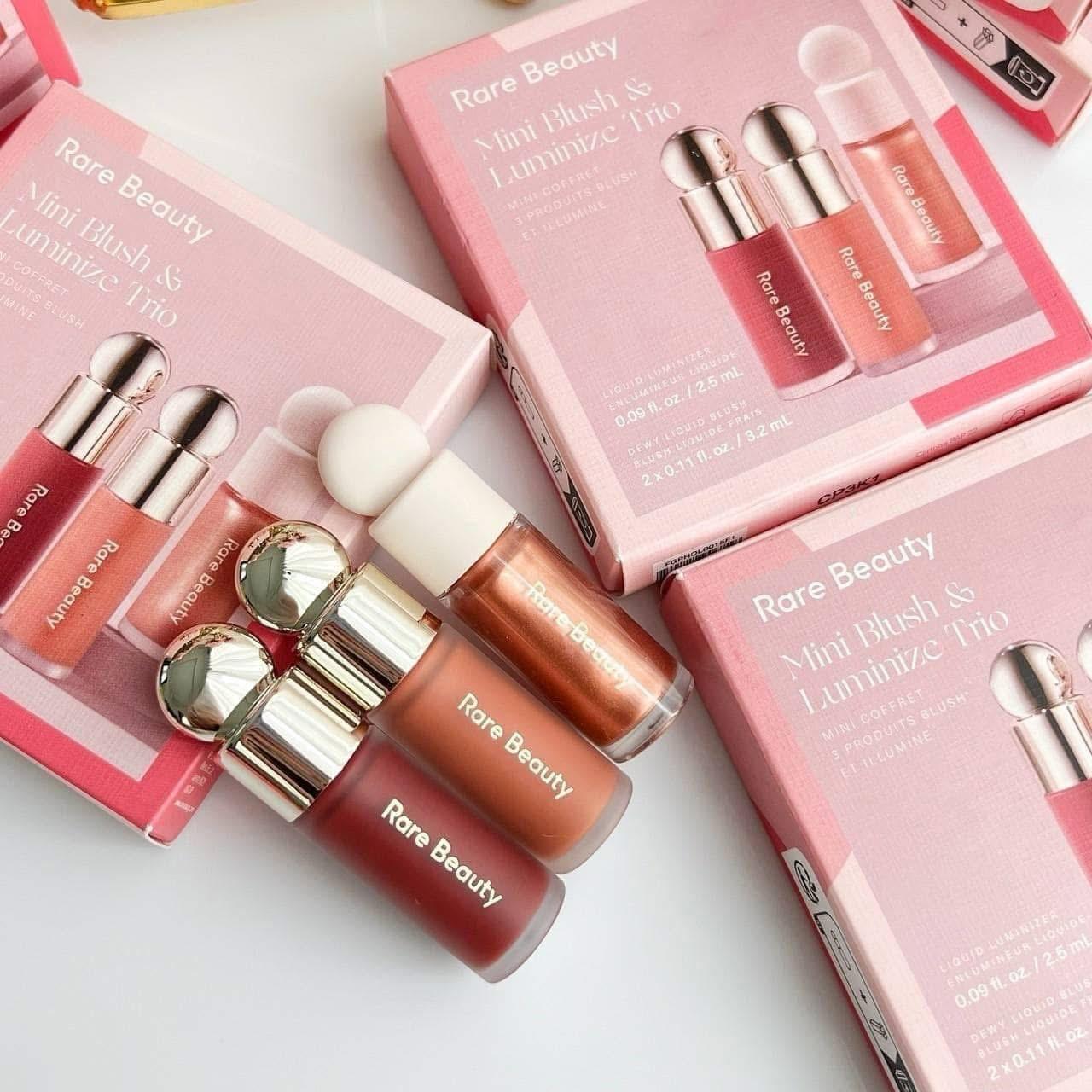 Rare Beauty Mini Blush & Luminize Trio